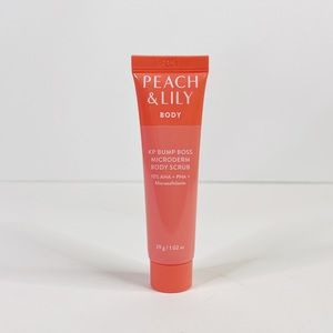 ** 5/$25 ** Peach & Lily KP Bump Boss Microderm Body Scrub Mini Size